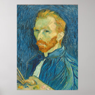 Vincent van Gogh Självporträtt, 1889 Poster