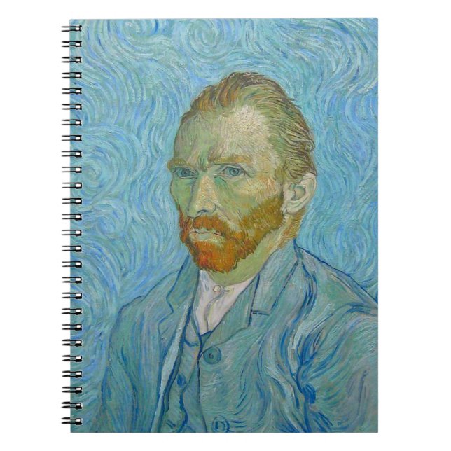 Vincent Van Gogh Självporträtt Anteckningsbok (Framsidan)