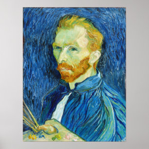 Vincent van Gogh: självporträtt (augusti 1889) Poster