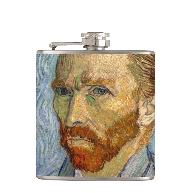 Vincent Van Gogh - Självporträtt Fickplunta (Framsidan)