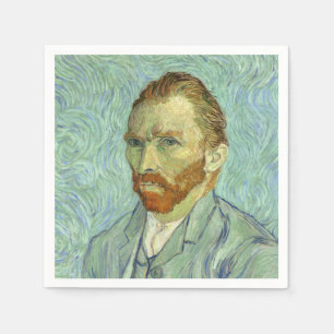 Vincent Van Gogh Självporträtt Fine Art Painting Pappersservett