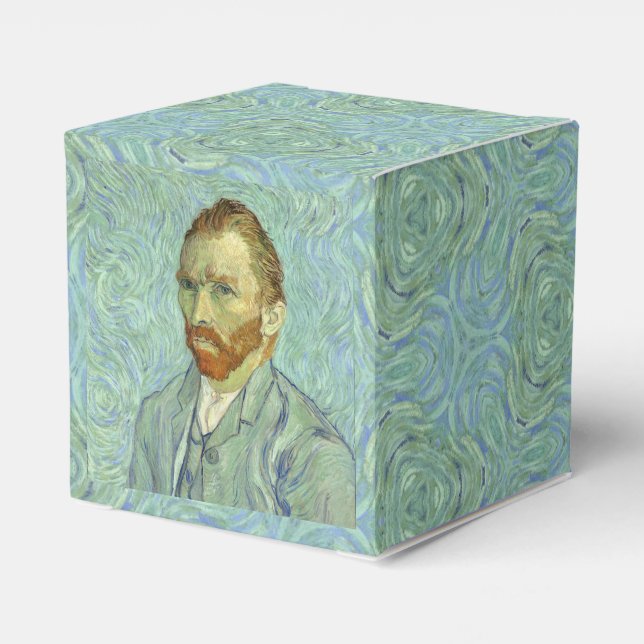 Vincent Van Gogh Självporträtt Fine Art Painting Presentaskar (Baksidan Sidan)