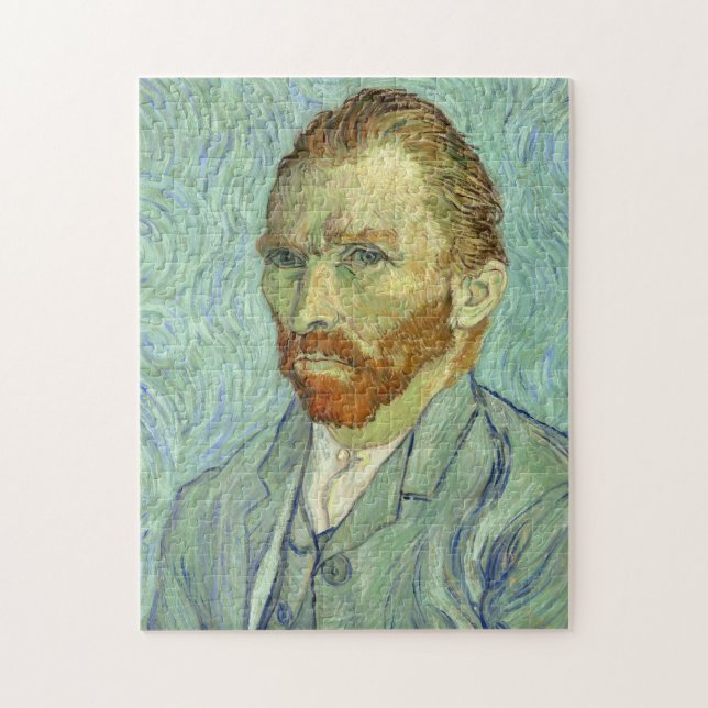 Vincent Van Gogh Självporträtt Fine Art Painting Pussel (Vertikal)
