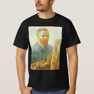 Vincent van Gogh - Självporträtt framför staffli T-shirt