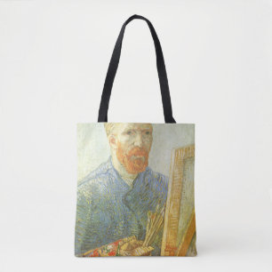Vincent van Gogh - Självporträtt framför staffli Tygkasse