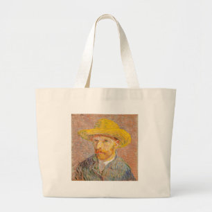 Vincent Van Gogh Självporträtt impressionist målni Jumbo Tygkasse