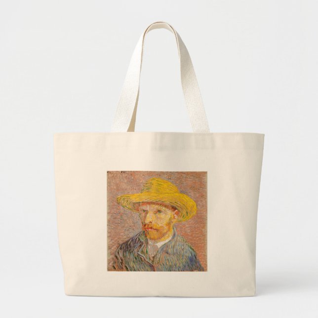 Vincent Van Gogh Självporträtt impressionist målni Jumbo Tygkasse (Framsidan)