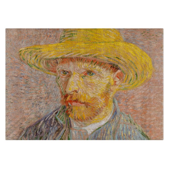 Vincent Van Gogh Självporträtt impressionistisk må (Framsidan)