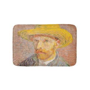 Vincent Van Gogh Självporträtt impressionistisk må Badrumsmatta