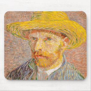 Vincent Van Gogh Självporträtt impressionistisk må Musmatta
