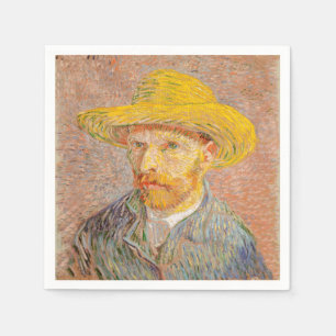 Vincent Van Gogh Självporträtt impressionistisk må Pappersservett