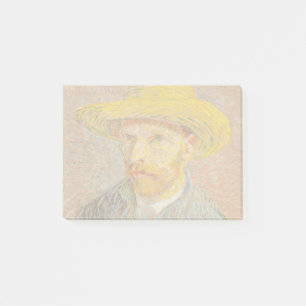 Vincent Van Gogh Självporträtt impressionistisk må Post-it Block