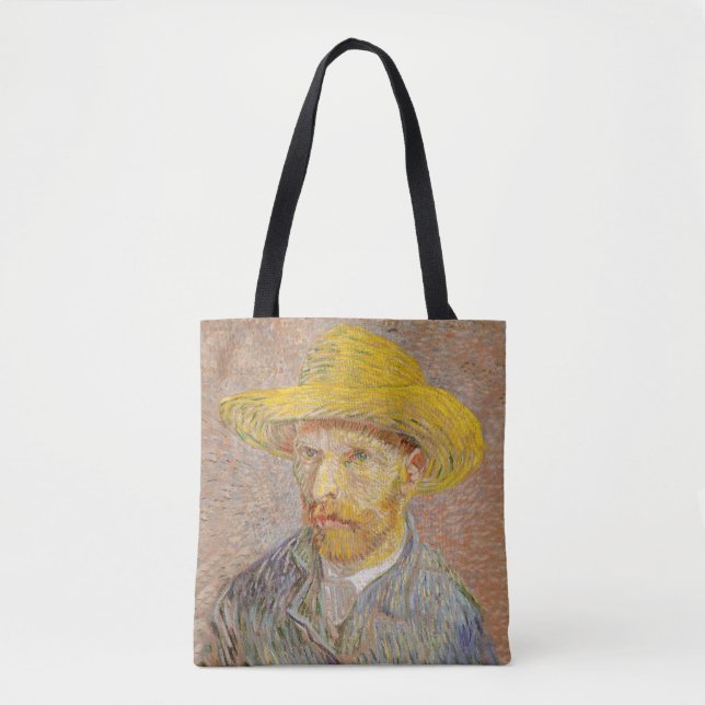 Vincent Van Gogh Självporträtt impressionistisk må Tygkasse (Framsida)