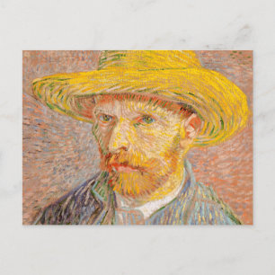 Vincent Van Gogh Självporträtt impressionistisk må Vykort