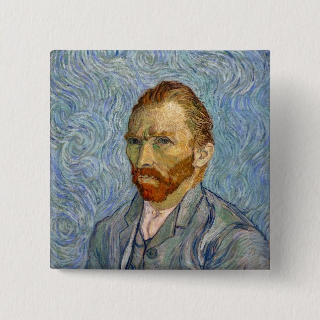 Vincent Van Gogh - Självporträtt Knapp (Framsida)