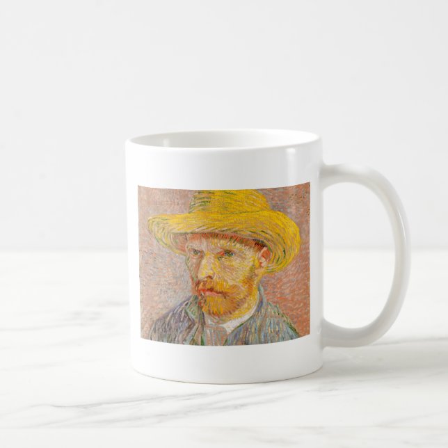 Vincent Van Gogh Självporträtt-målare Kaffemugg (Höger)