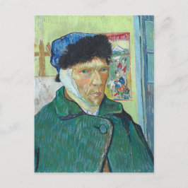 Vincent Van Gogh Självporträtt med Bandaged Ear Vykort