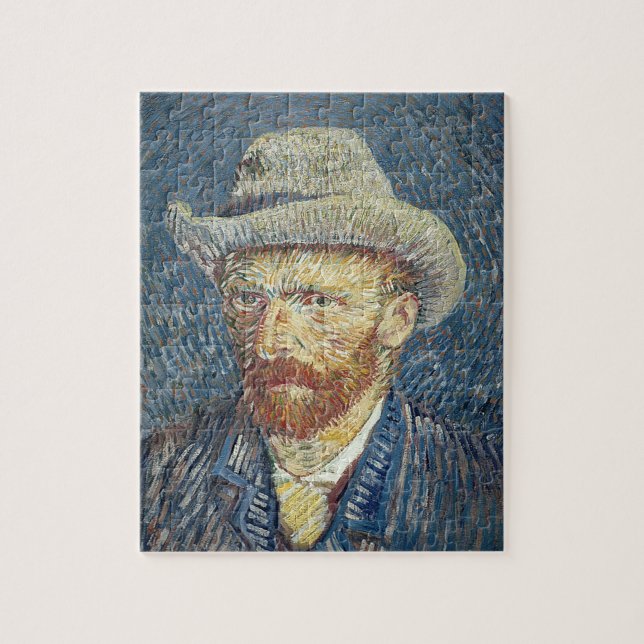 Vincent van Gogh | Självporträtt med Felt Hat Pussel (Vertikal)