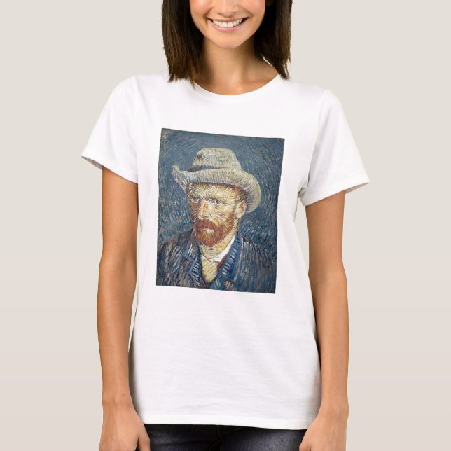 Vincent van Gogh | Självporträtt med Felt Hat Tröja (Framsida)