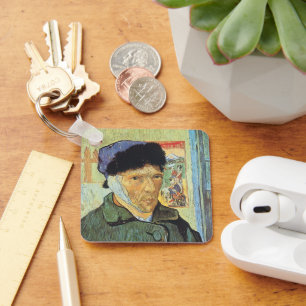 Vincent van Gogh - Självporträtt med förbundet öra Nyckelring