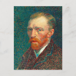 Vincent Van Gogh Självporträtt med kostym Finkonst Vykort