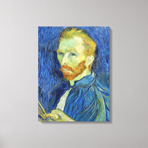 Vincent van Gogh - Självporträtt med palett Canvastryck