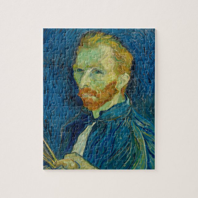 Vincent Van Gogh Självporträtt med Palette Art Pussel (Vertikal)