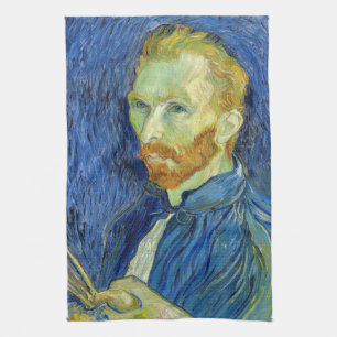 Vincent van Gogh - Självporträtt med Palette Kökshandduk