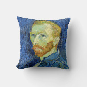 Vincent van Gogh - Självporträtt med Palette Kudde