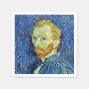 Vincent van Gogh - Självporträtt med Palette Pappersservett