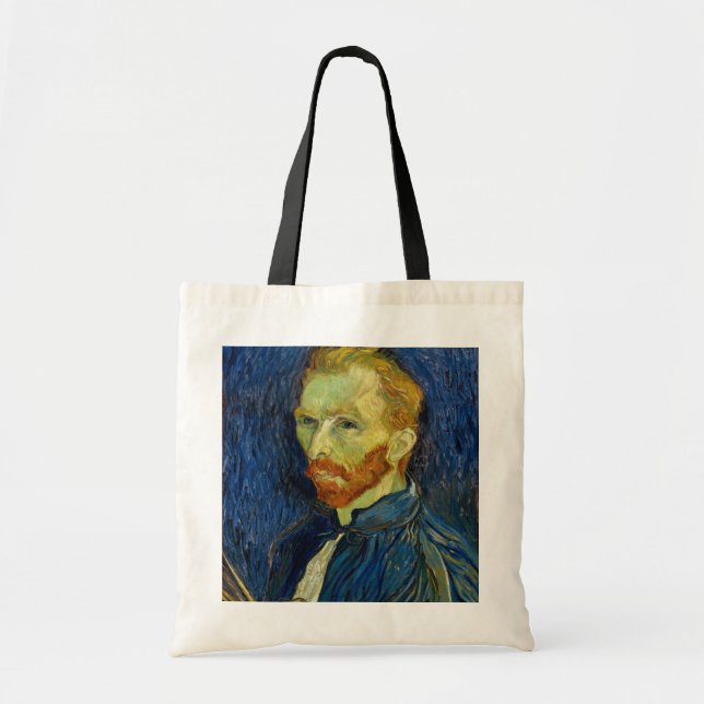 Vincent Van Gogh Självporträtt med Palette Tygkasse (Framsidan)
