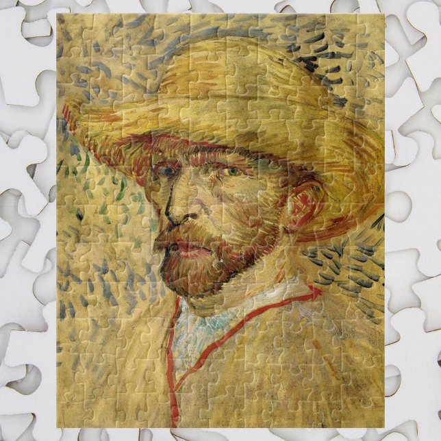 Vincent van Gogh Självporträtt med Straw Hat Pussel (Skapare uppladdad)