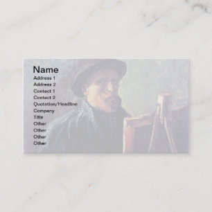 Vincent Van Gogh - Självporträtt mörk filtklädd ha Visitkort