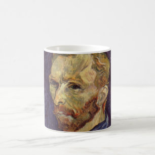Vincent Van Gogh Självporträtt mörk ögon Kaffemugg