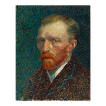 Vincent Van Gogh Självporträtt Painting Print