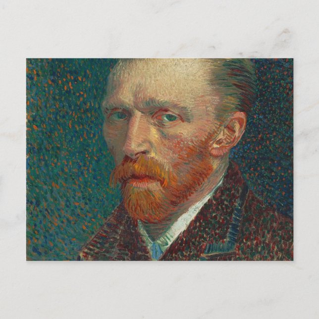 Vincent Van Gogh - Självporträtt Painting Vykort (Framsida)