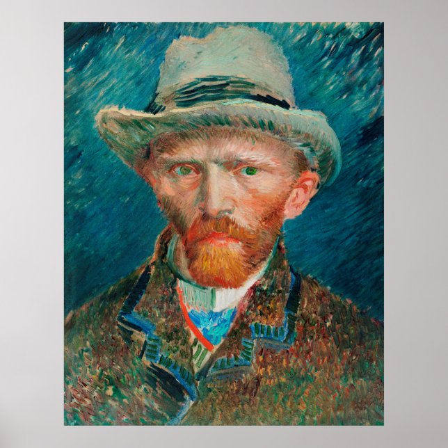 Vincent Van Gogh Självporträtt Poster (Framsidan)
