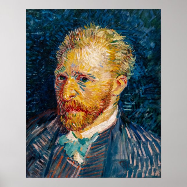 Vincent Van Gogh - Självporträtt Poster (Framsidan)