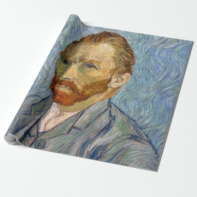 Vincent Van Gogh - Självporträtt Presentpapper (Utrullad)