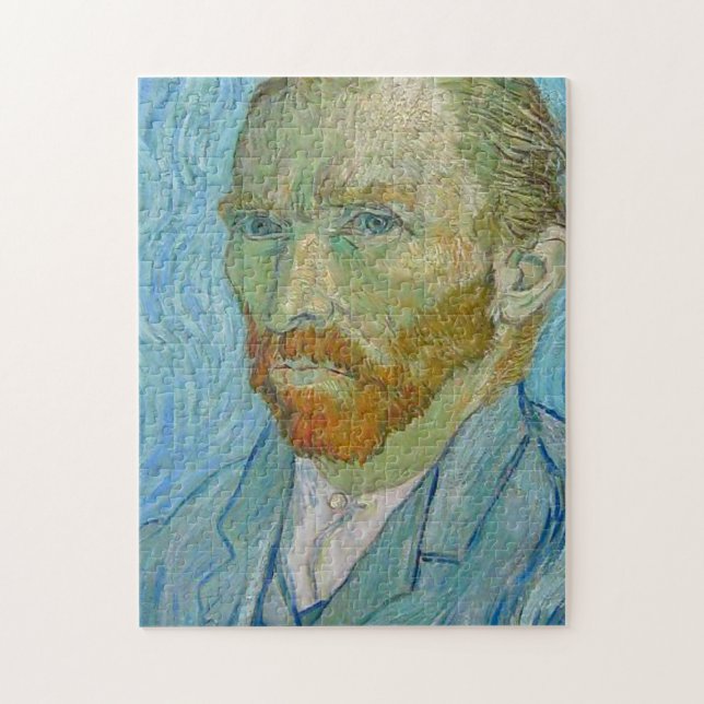 Vincent Van Gogh Självporträtt Pussel (Vertikal)