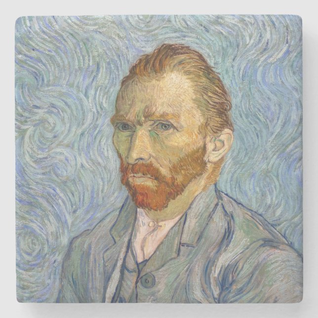 Vincent Van Gogh - Självporträtt Stenunderlägg (Framsidan)