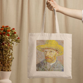 Vincent Van Gogh Självporträtt Straw Hat Anpassnin Tygkasse