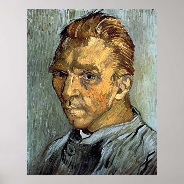VINCENT VAN GOGH - Självporträtt utan skägg Poster (Framsidan)