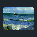 Vincent van Gogh - Sjölandskap, bra konsmålning Magnet<br><div class="desc">Sjölandskap,  bra konsmålning av Vincent van Gogh</div>