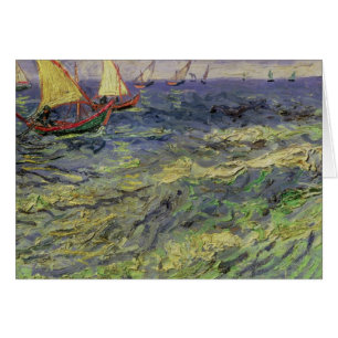 Vincent van Gogh Sjölandskap i Saintes-Maries Hälsningskort