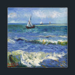 Vincent van Gogh Sjölandskap Magnet<br><div class="desc">Sjölandskap målat av Vincent van Gogh 1888.</div>