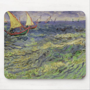 Vincent Van Gogh sjölandskap på Saintes-Maries Musmatta