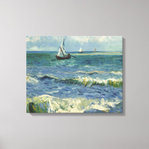 Vincent van Gogh - Sjölandskapet nära Les Saintes Canvastryck
