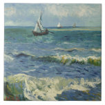 Vincent van Gogh - Sjölandskapet nära Les Saintes Kakelplatta<br><div class="desc">Sjölandskapet nära Les Saintes-Maries-de-la-Mer av Vincent van Gogh, 1888. Vincent van Gogh var en nederländsk postimponerande målare som är en av de mest berömd och inflytelserika figurer i den Westerna konsten. Under drygt ett decennium skapade han ungefär 2 100 konstverk, varav omkring 860 oljemålningar, de flesta under de två sista...</div>
