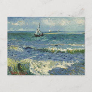 Vincent van Gogh - Sjölandskapet nära Les Saintes Vykort